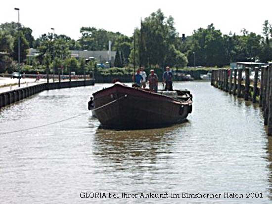 Heimkehr in den Elmshorner Hafen 2001